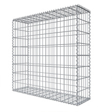 2x1x1m 4mm 75x75mm 50*100mm  galvanized welded wire mesh galfan gabion